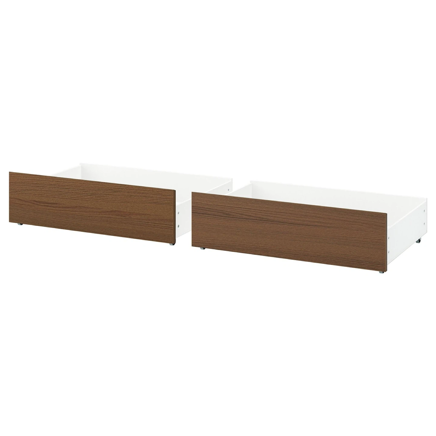 IKEA Malm King Size Bed Frame with 2 Drawers Brown Ash - photo 4