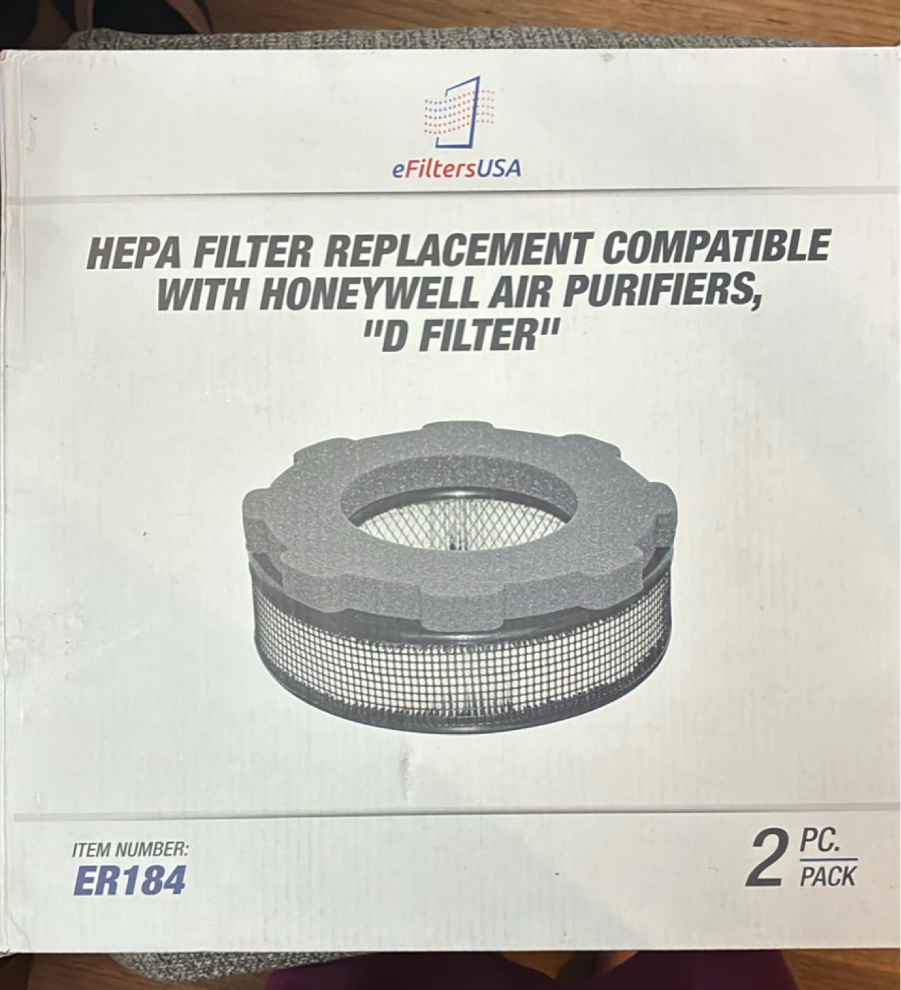 New HEPA Filter Replacement 2-Pack for Honeywell Air Purifiers