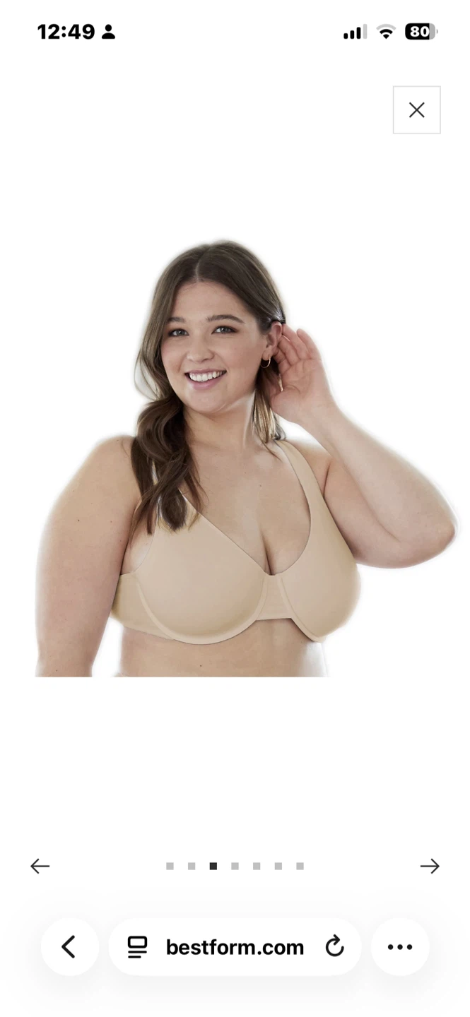 Unlined Cotton Underwire T-Shirt Bra - photo 5