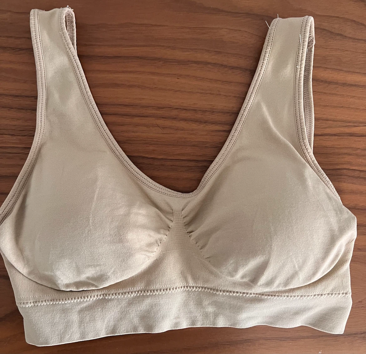 Geniebra Pullover padded nude bra—XL/1X
