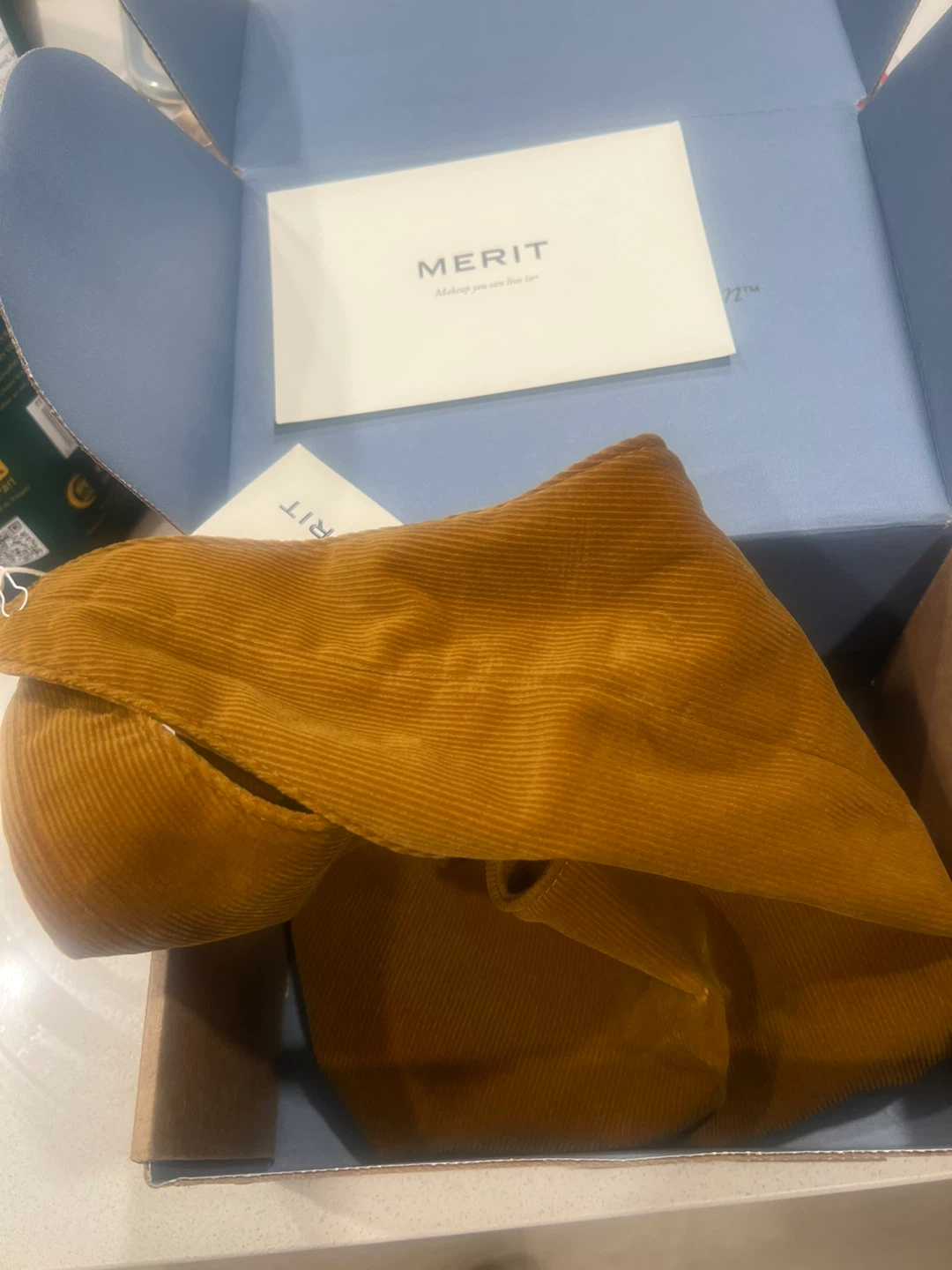 MERIT Corduroy Crescent Bag - Mustard Yellow
