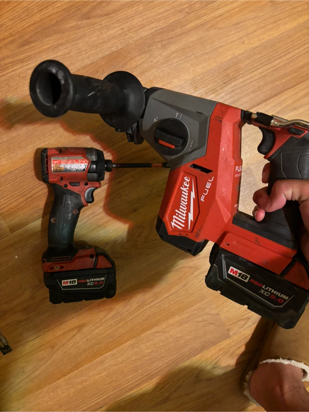Milwaukee FUEL Rotary Hammer & Impact Driver Combo