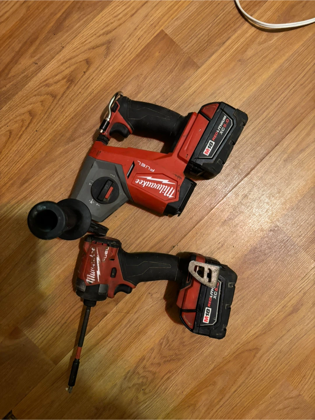 Milwaukee FUEL Rotary Hammer & Impact Driver Combo - photo 2