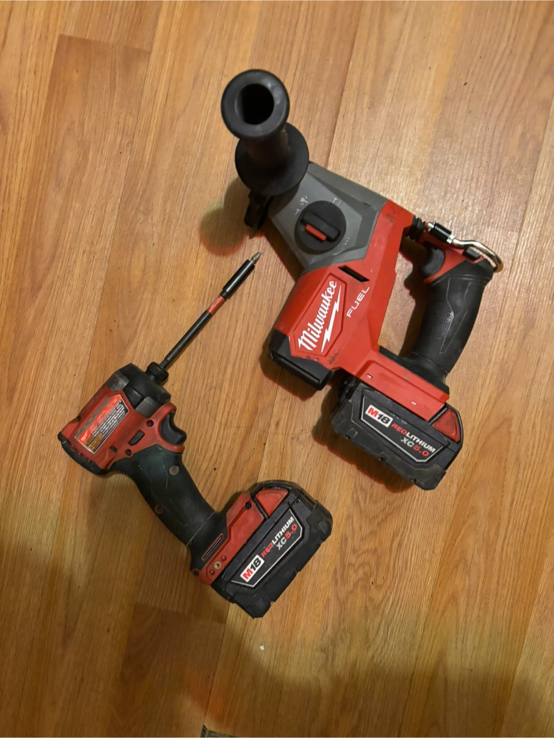 Milwaukee FUEL Rotary Hammer & Impact Driver Combo - photo 4