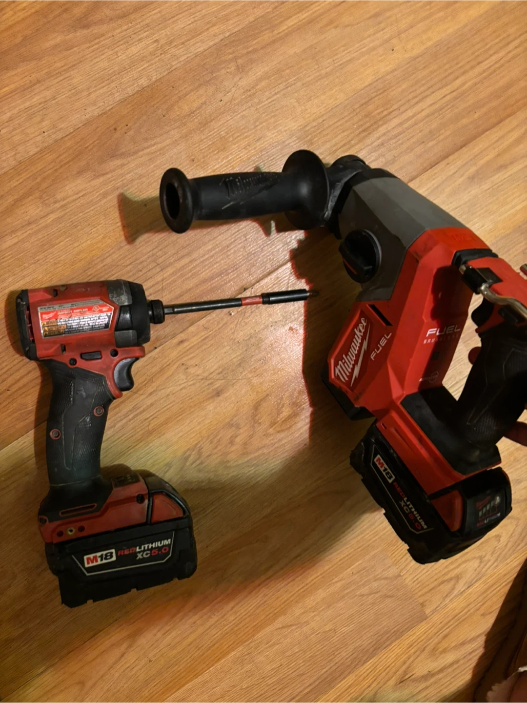 Milwaukee FUEL Rotary Hammer & Impact Driver Combo - photo 5