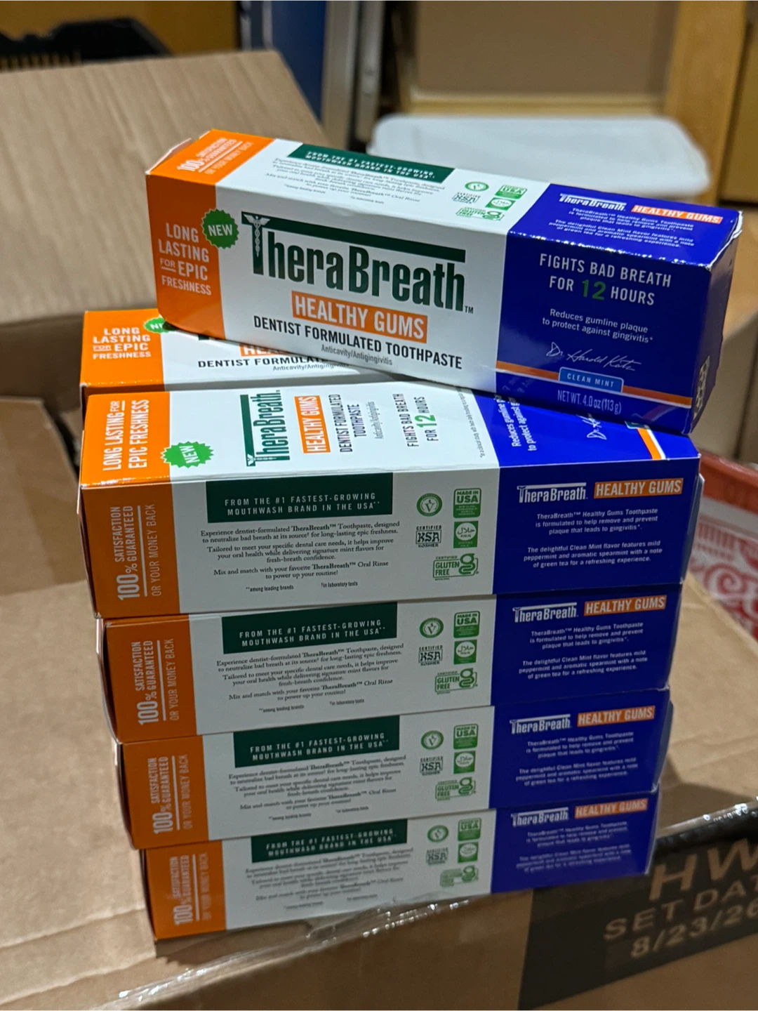 TheraBreath Healthy Gums Toothpaste, Clean Mint - 4 oz
