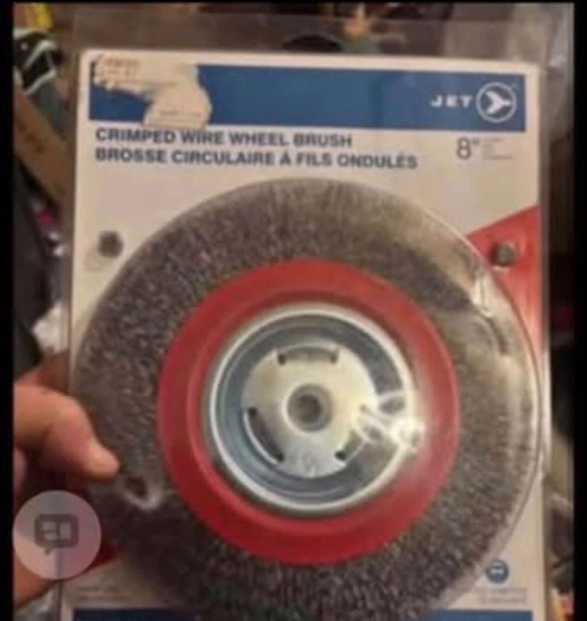JET 8" Crimped Wire Wheel Brush