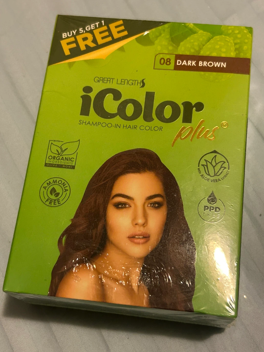 iColor Plus Shampoo-in Hair Color 08 Dark Brown