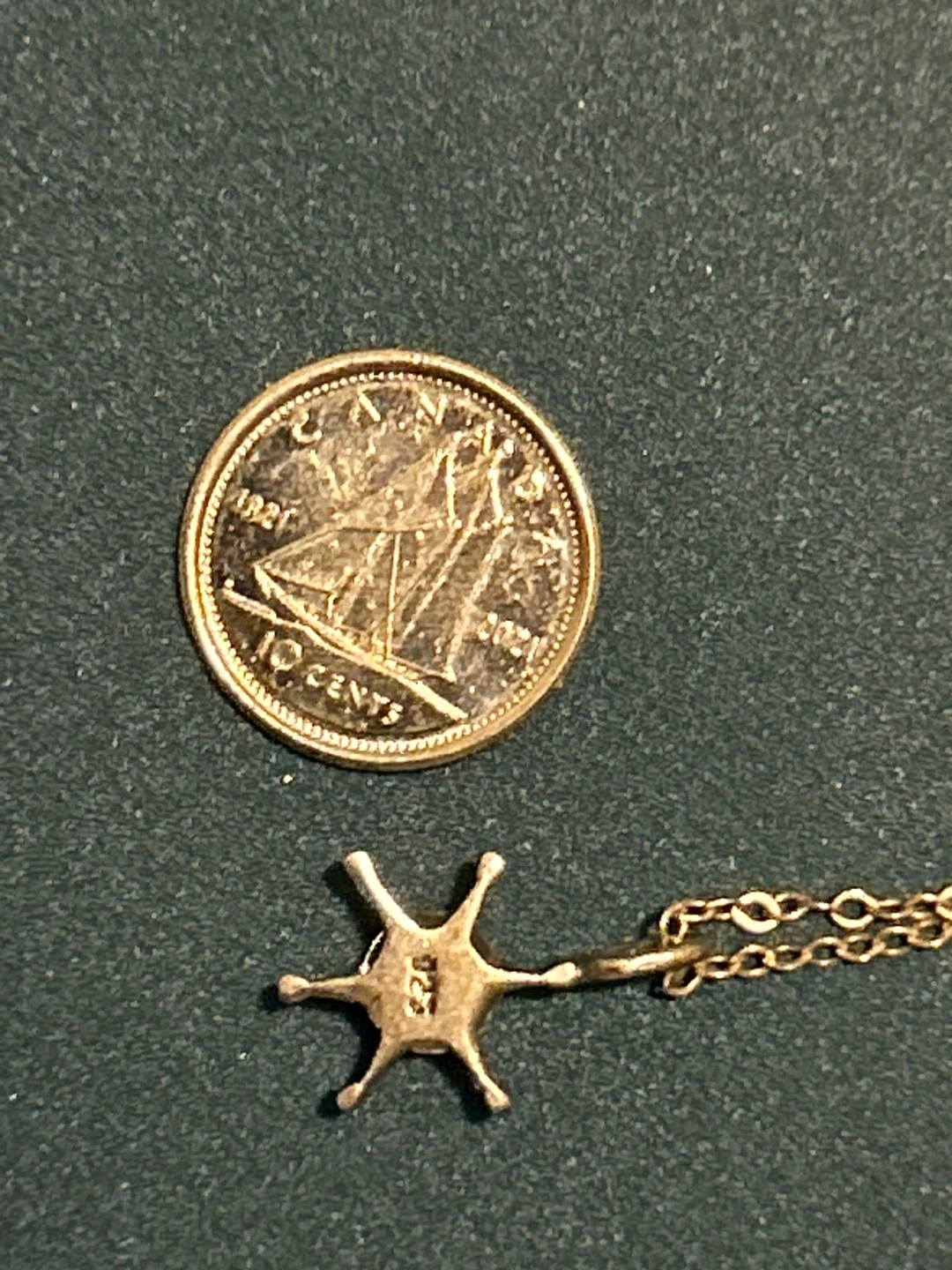 Starburst Diamond Pendant Necklace with Chain - photo 2
