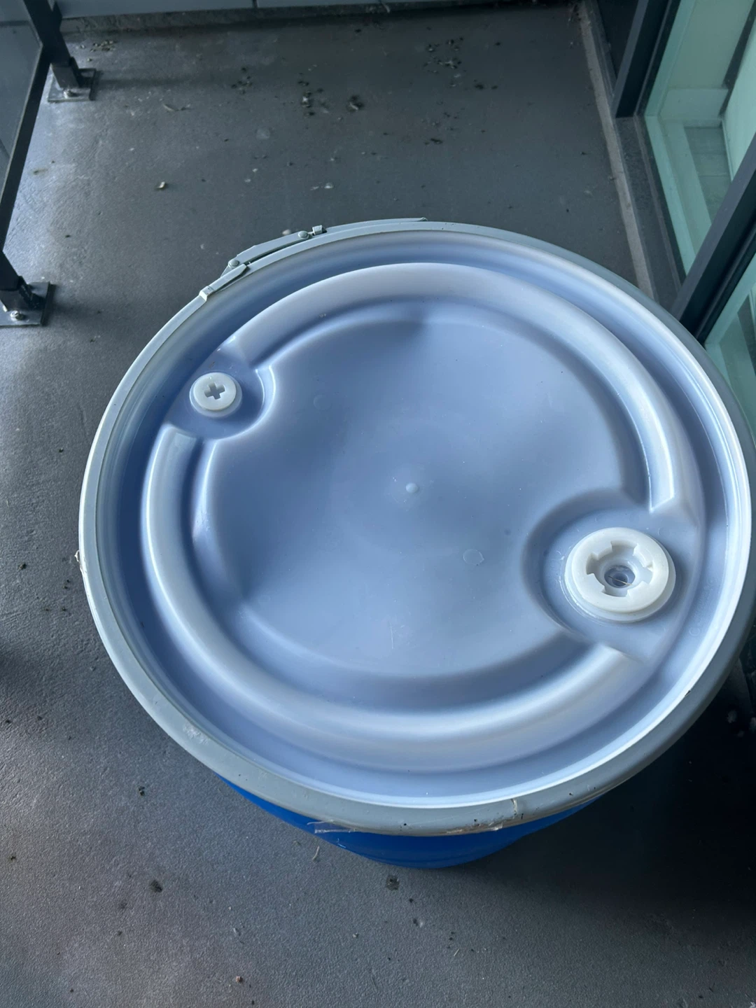 Blue Plastic Drum Barrel - photo 2