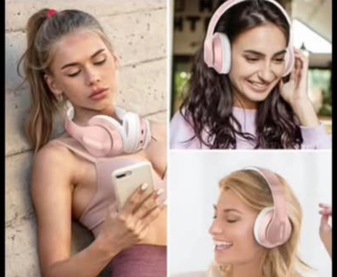 Glynzak Rose Gold Wireless Headphones - photo 2