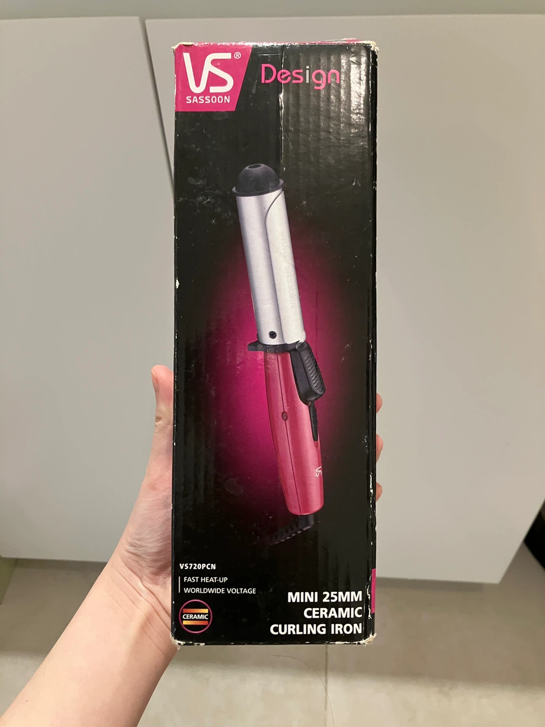 VS Sassoon Mini 25mm Ceramic Curling Iron