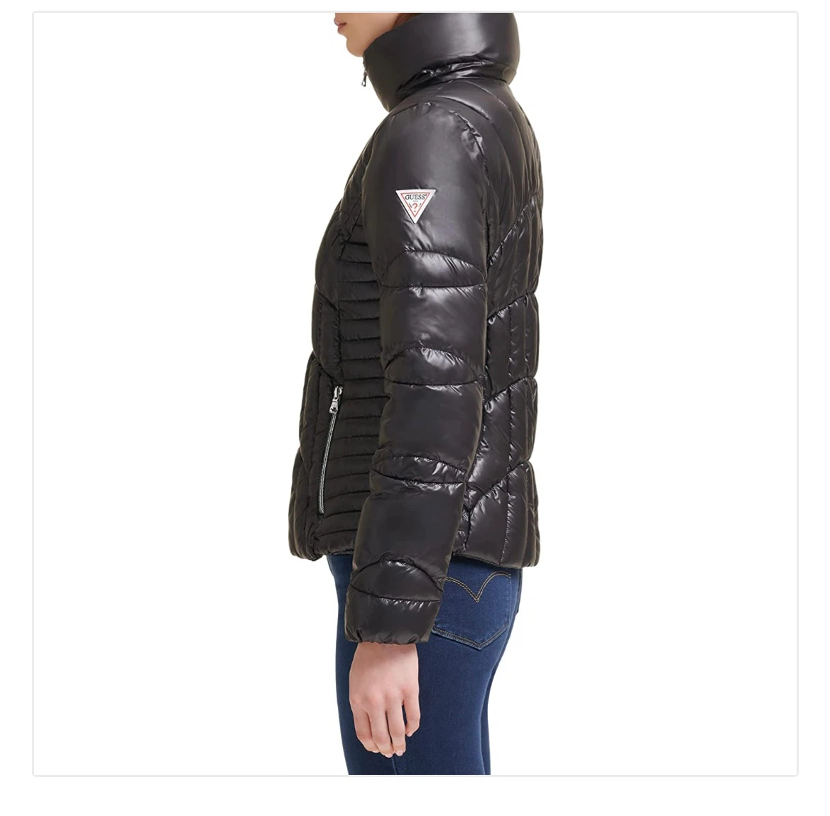 Guess Black Puffer Jacket - 8 or 10 - photo 2