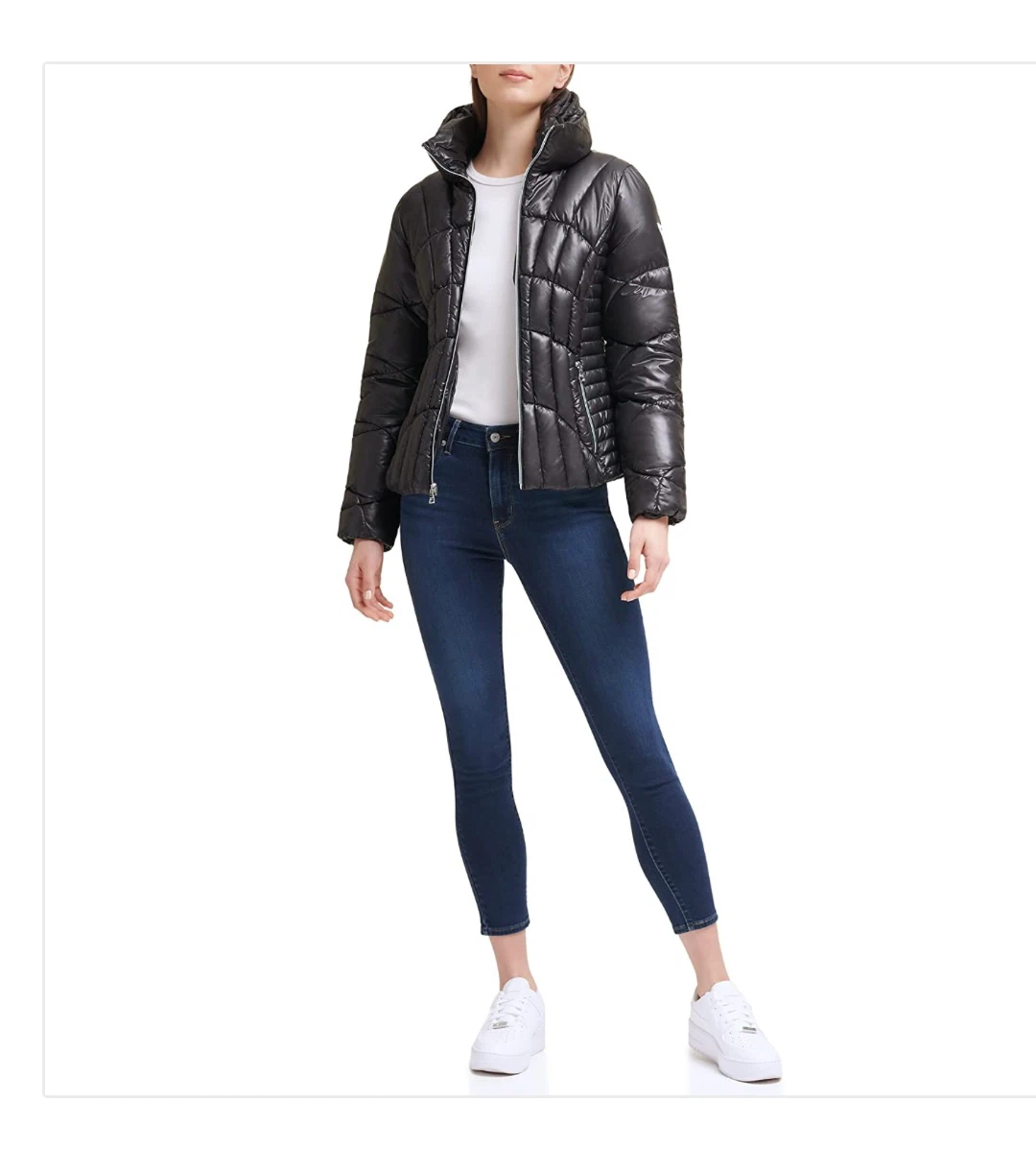 Guess Black Puffer Jacket - 8 or 10 - photo 4