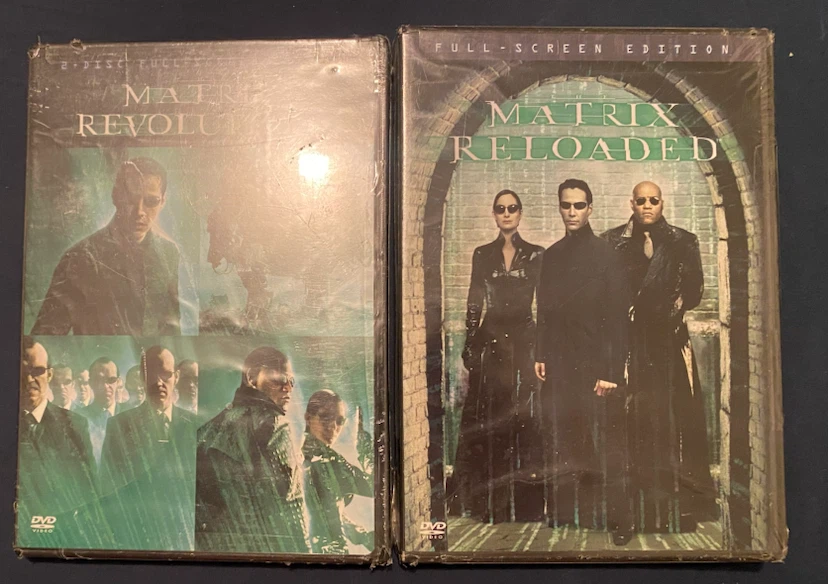 The Matrix Reloaded & Revolutions DVD