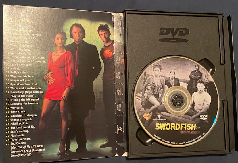Swordfish DVD Movie - photo 3