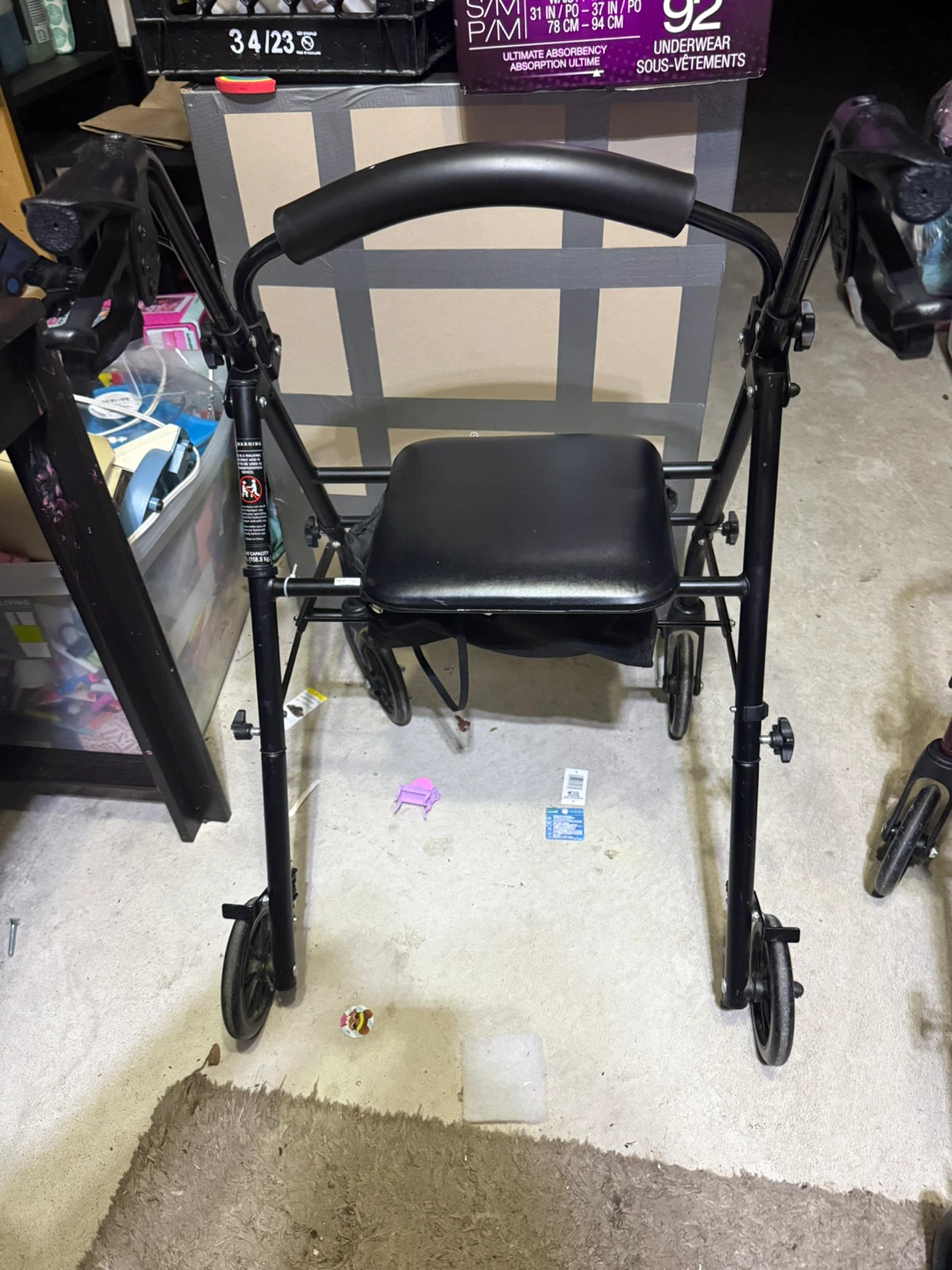 Black Walker with Seat - photo 2