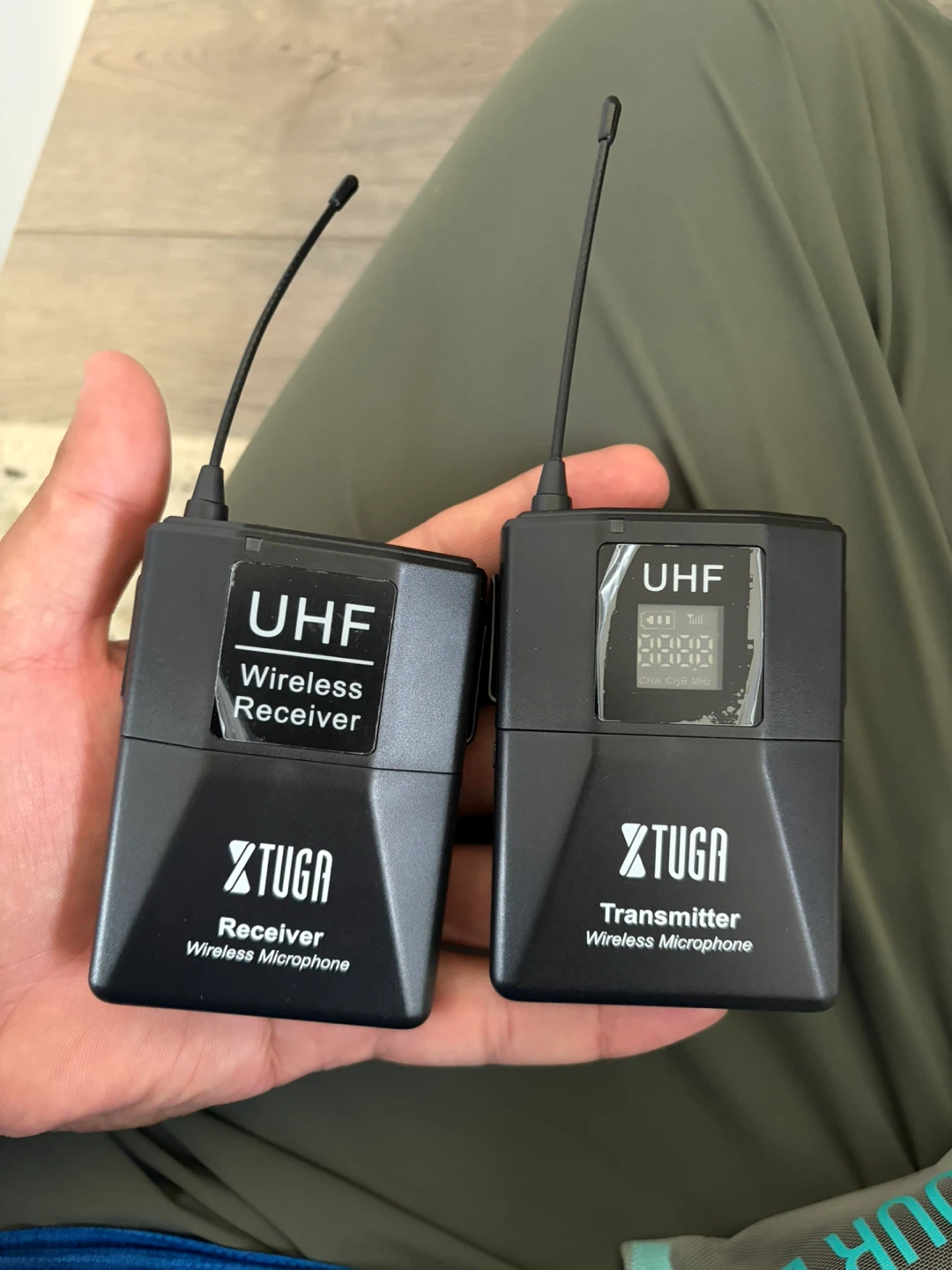 Tuga UHF Wireless Interview Microphone Receiver