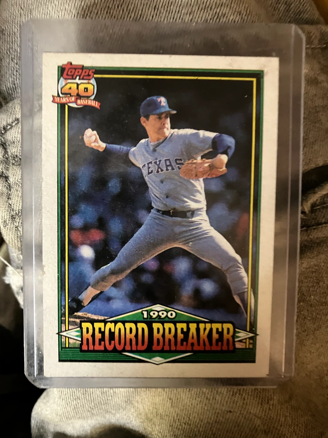 Baseball trading cards