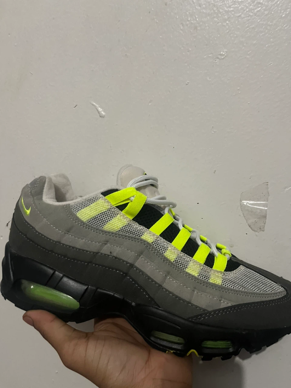 Nike air max 95 neon green size 11 - photo 2