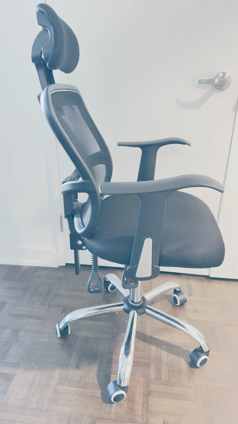 Wayfair Ergonomic Mesh Office Chair with Headrest - photo 4