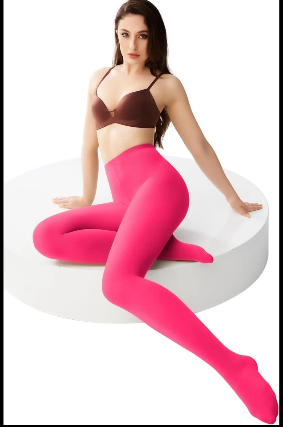 Free delivery Bright Pink Tights - photo 2