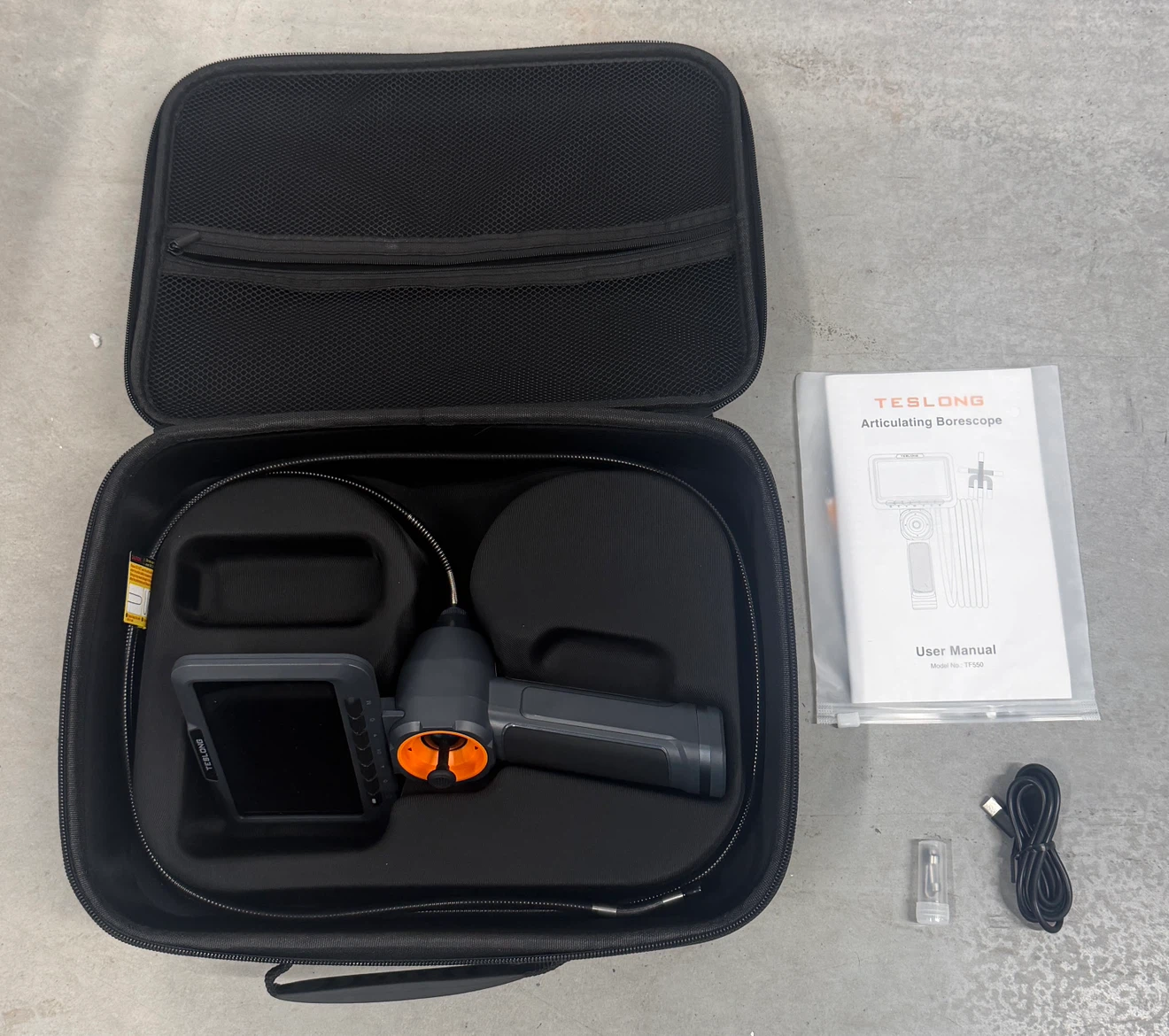 TESLONG TF550 Articulating Inspection Camera / Borescope