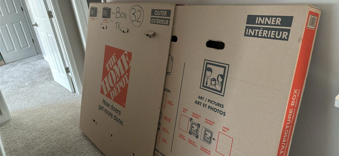 The Home Depot Extra Large TV/Picture Box - photo 2