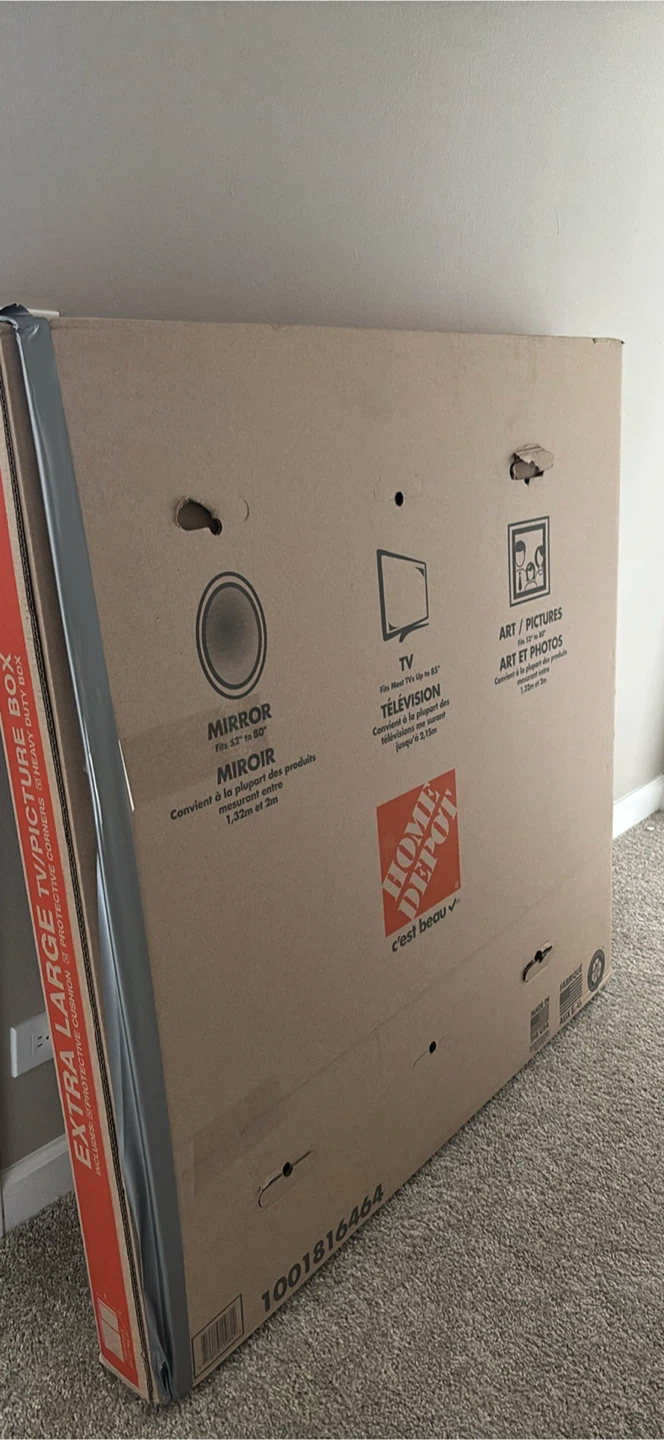 The Home Depot Extra Large TV/Picture Box - photo 3