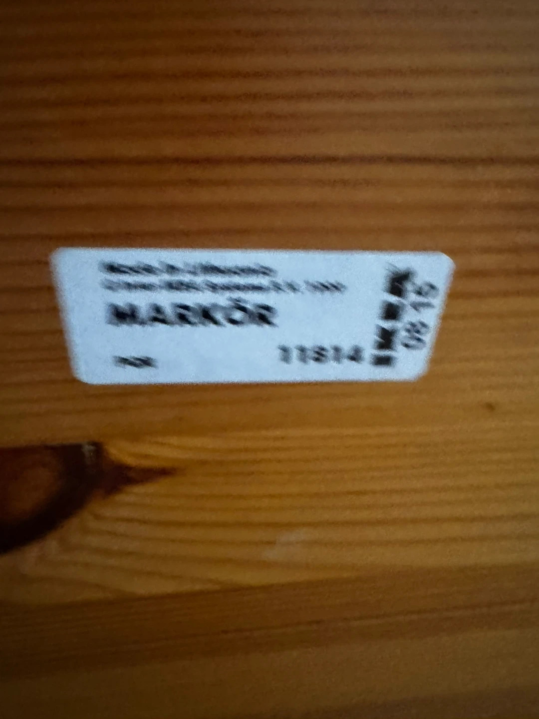 IKEA Markor dining table & six Wayfair dining chairs - photo 4