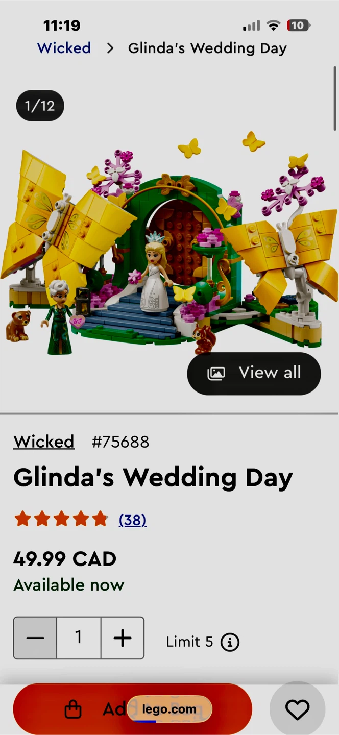 LEGO Wicked Glinda's Wedding Day Set 75688 - photo 3