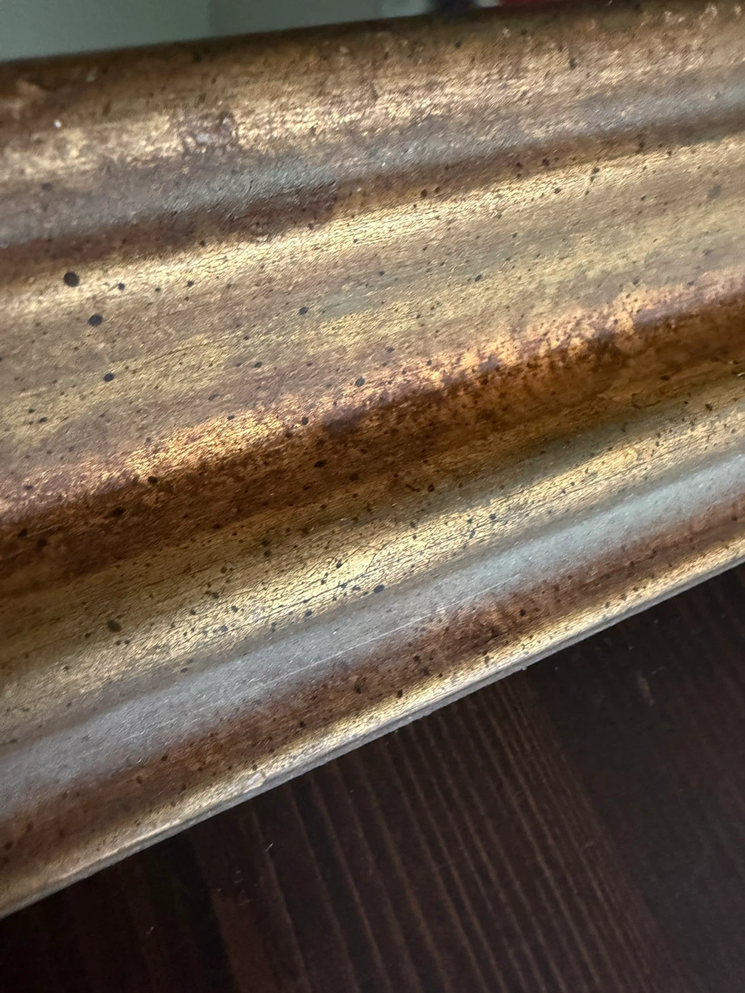 Gold framed mirror - medium sized - photo 2