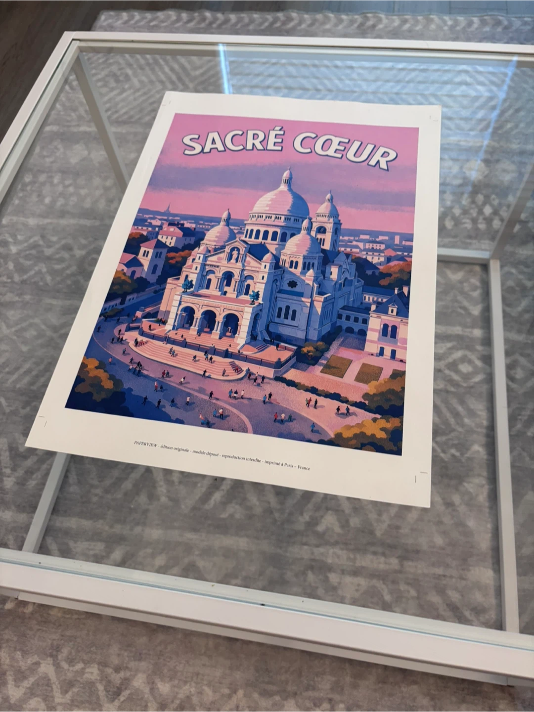 Sacré-Cœur Paris Original Art Print - photo 2