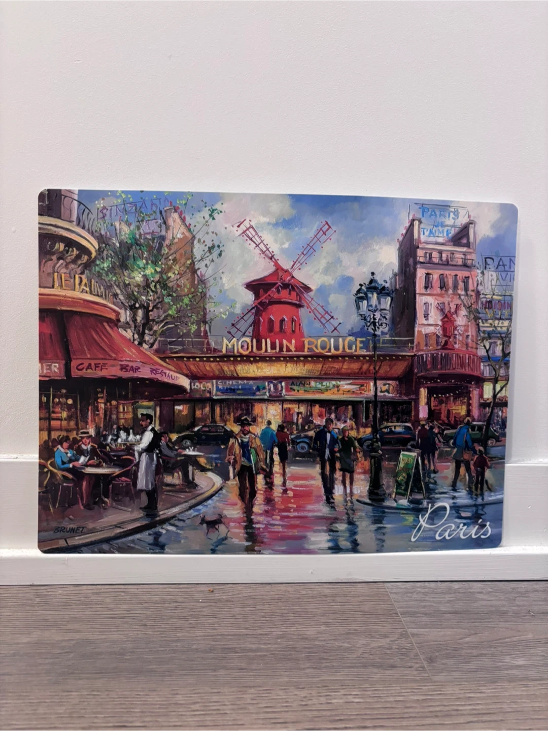 Moulin Rouge Paris Art Placemat / Wall Art | 15.7 × 11.8 in