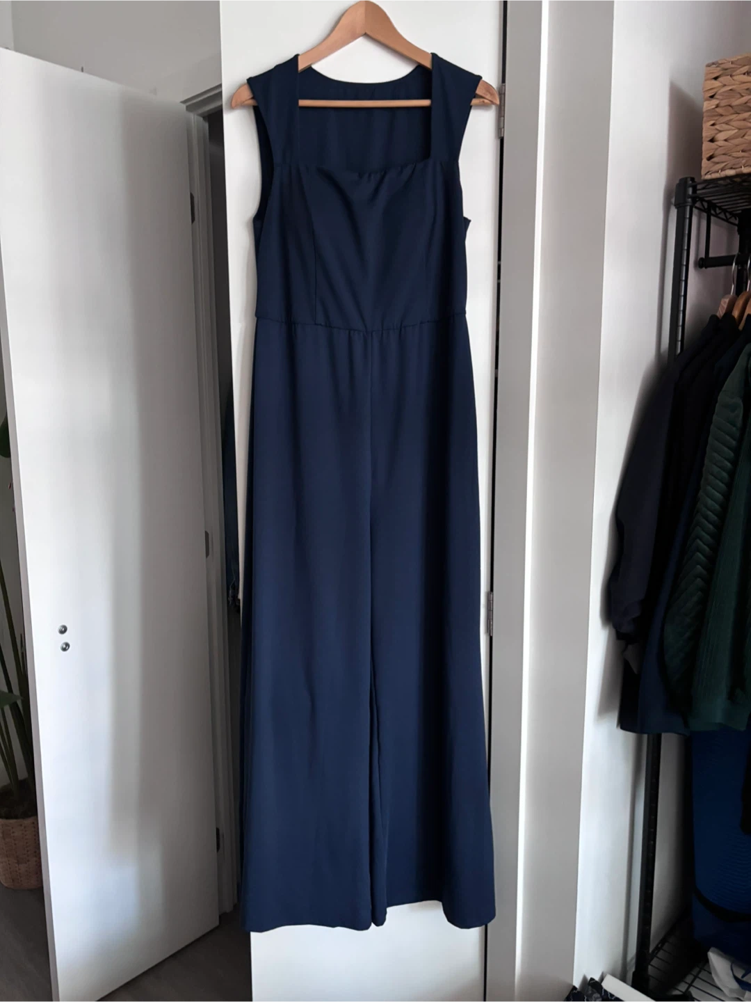 Halara Navy Blue Sleeveless Jumpsuit
