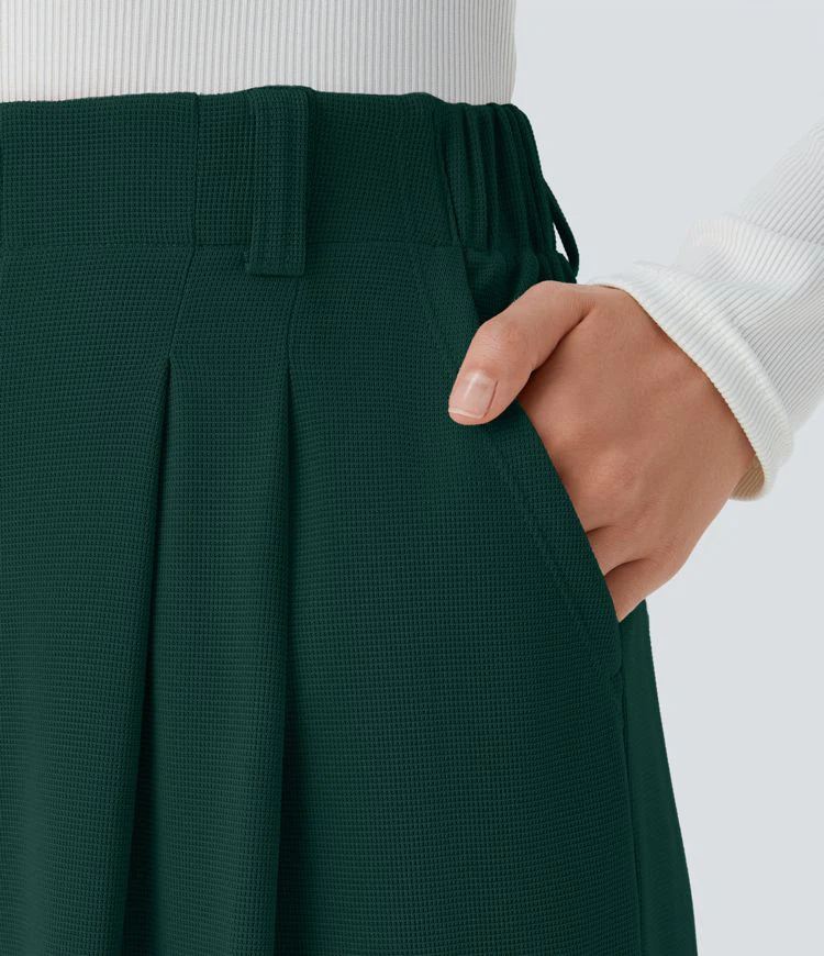 Halara Wide Leg Pants - Green - Size L Tall - photo 4