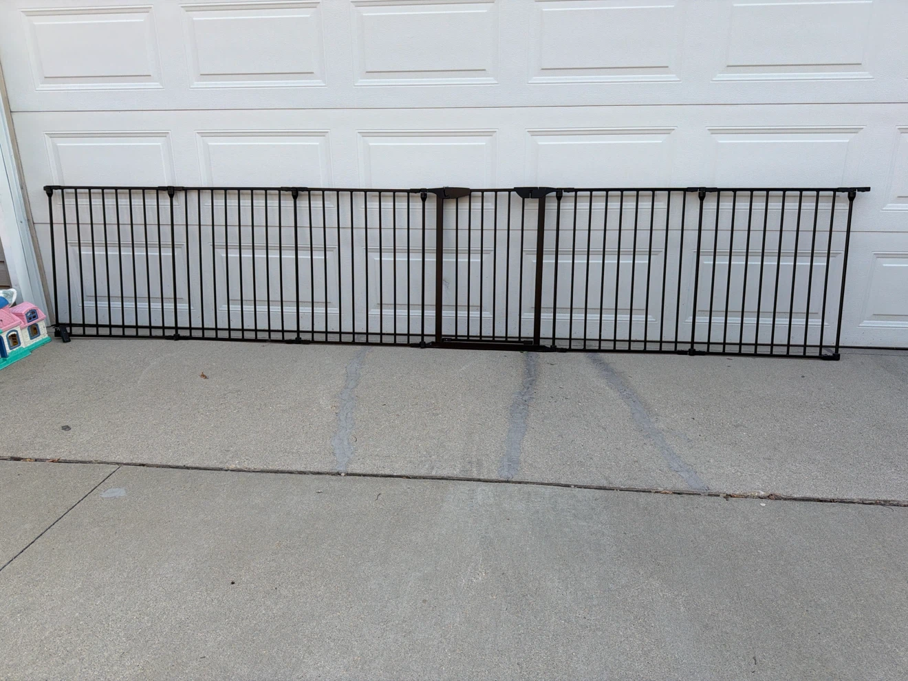 Black Metal Pet Gate