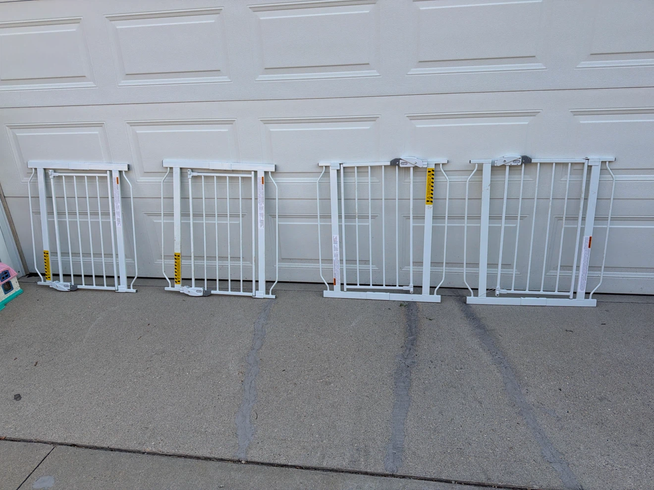 White Baby Safety Gates (Set of 4)