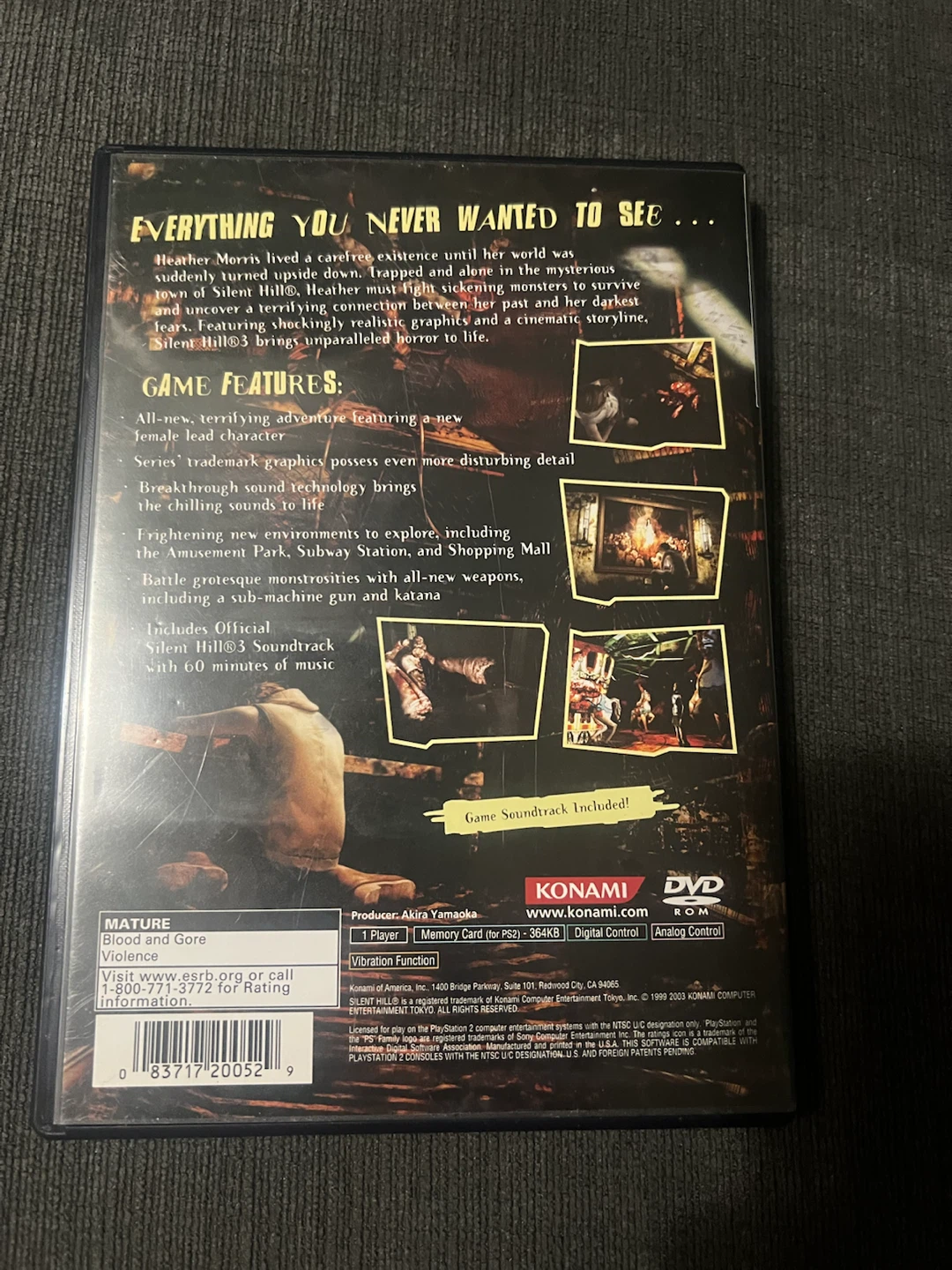 Silent Hill 3 (PS2) - photo 2