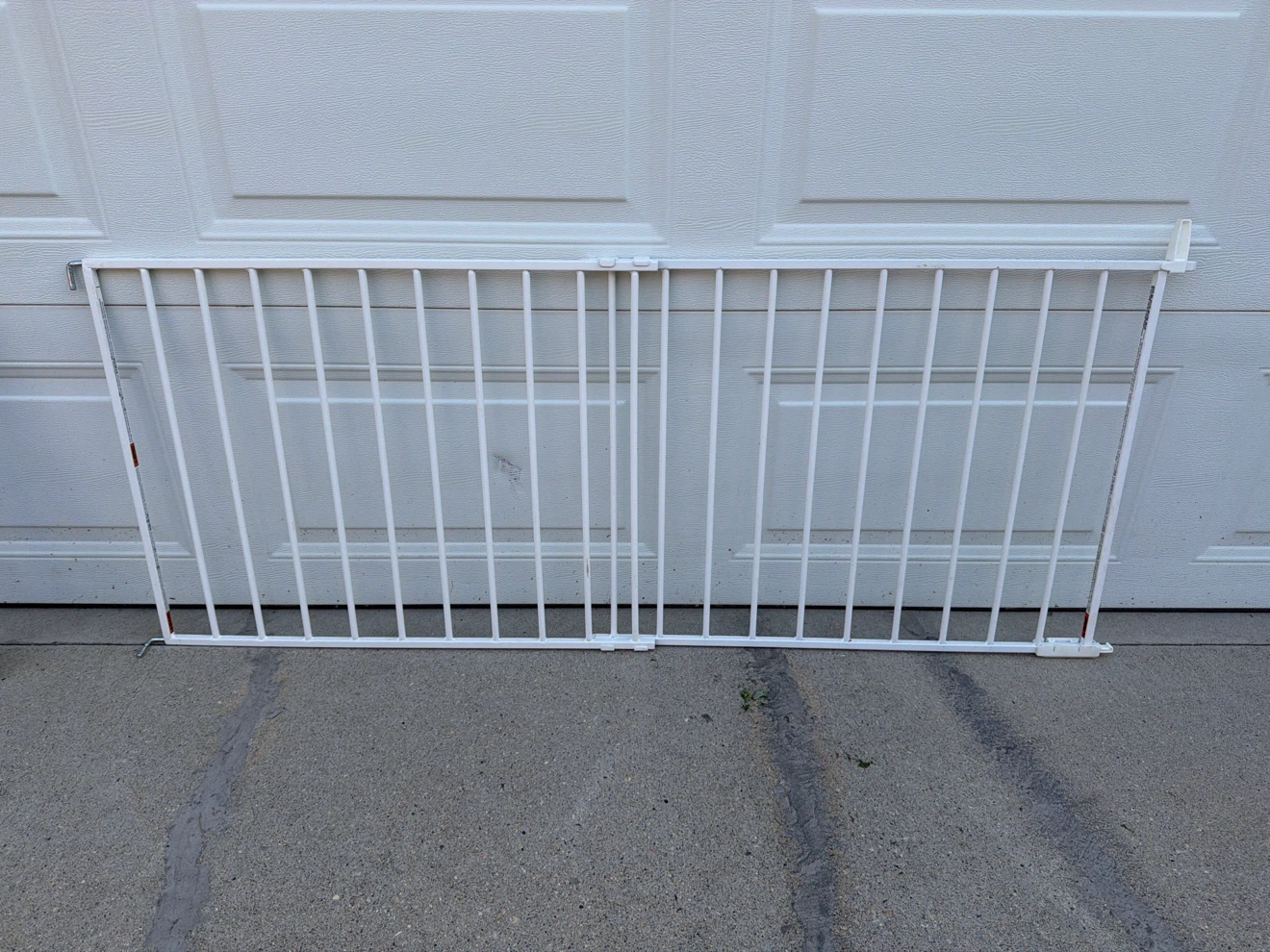 White Metal Safety Gate