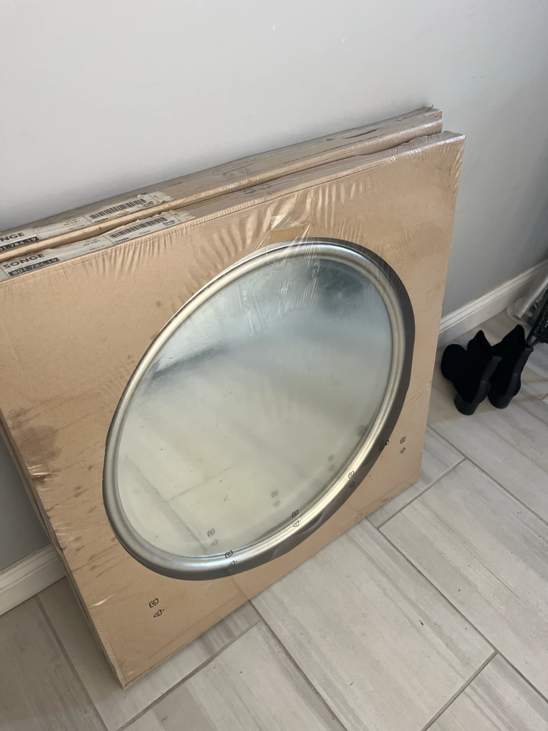 IKEA SONGE Round Mirror - photo 2