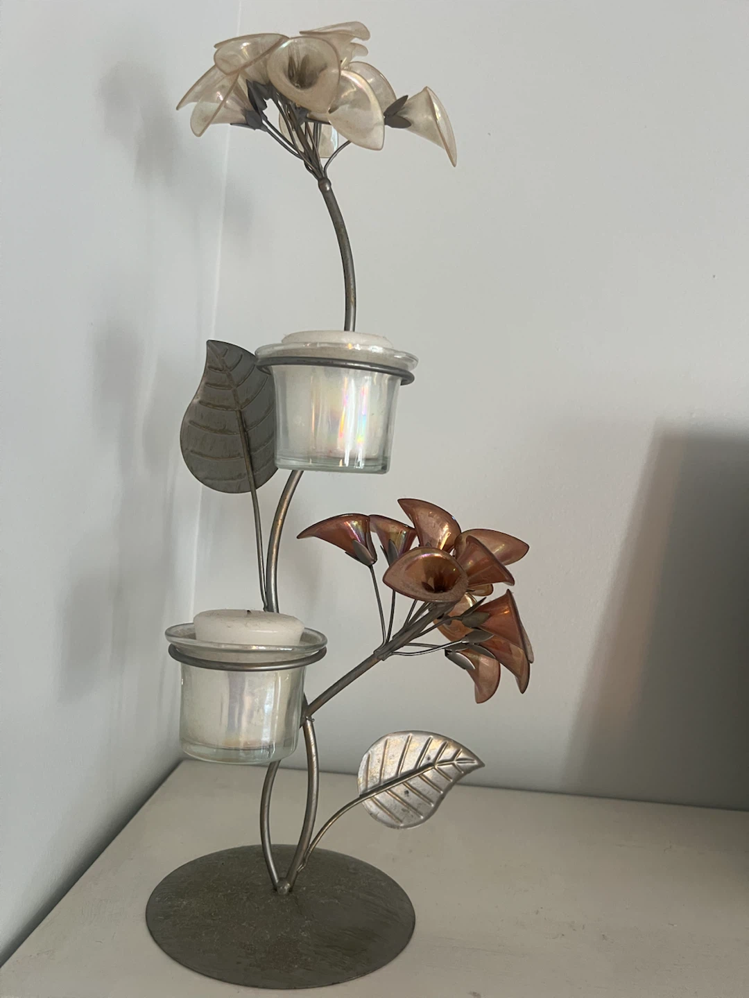 Metal Floral Tealight Holder - photo 4