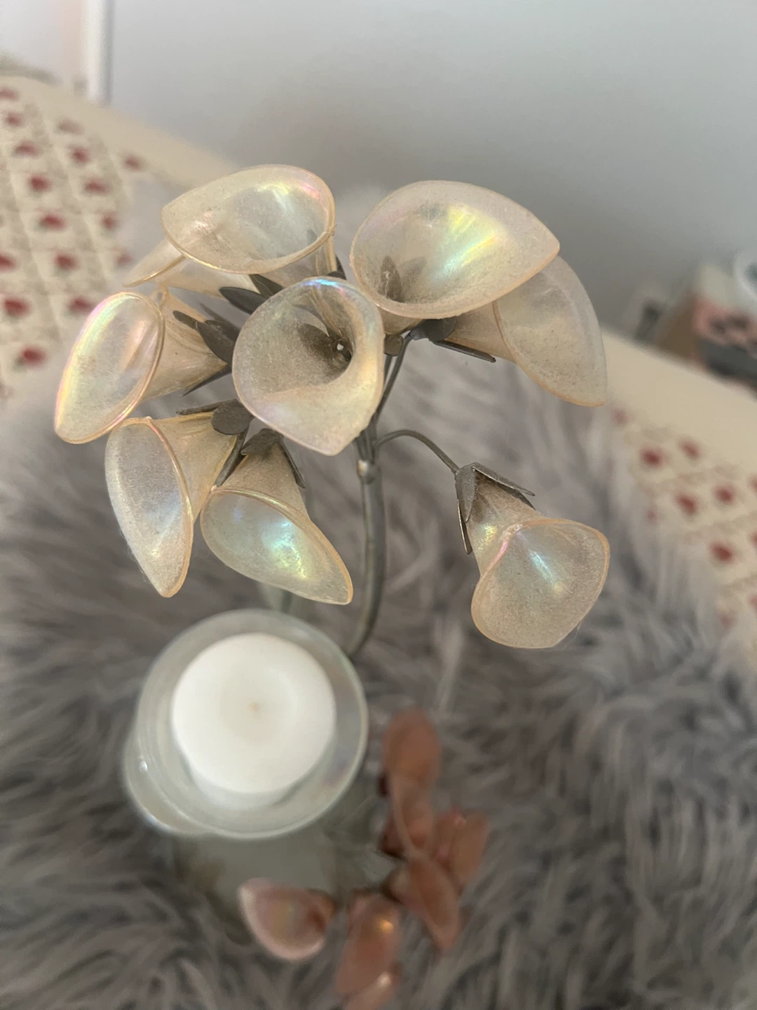Metal Floral Tealight Holder - photo 5