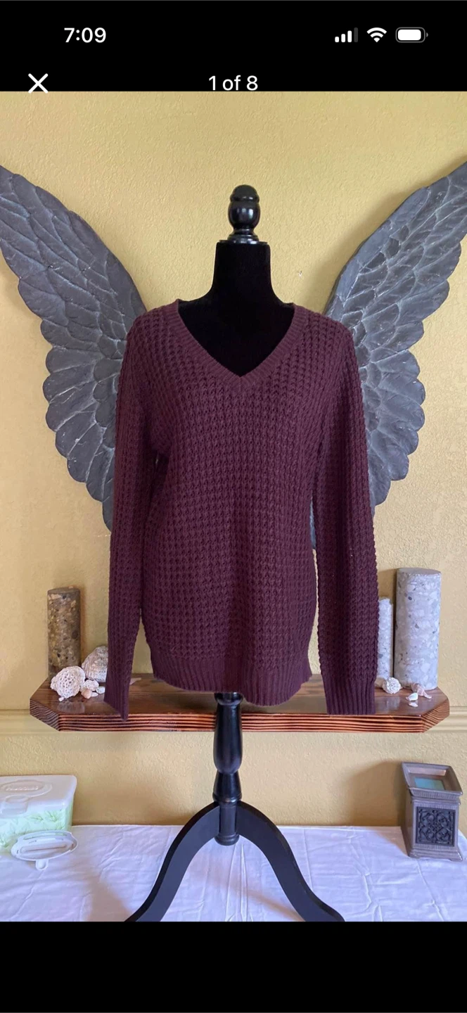 Ardene Knit V-neck Sweater