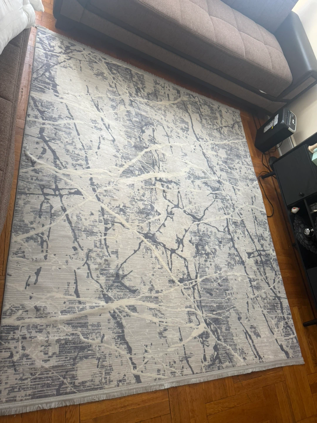 Abstract Pattern Area Rug, Final price $25