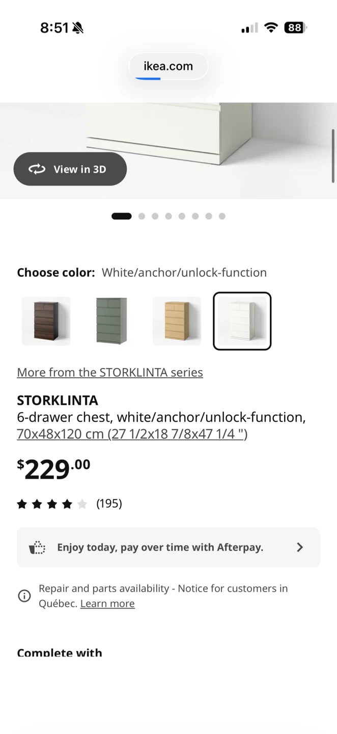 IKEA 6-Drawer Chest - read description - photo 2