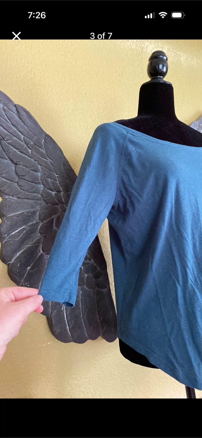 Fabletics 3/4sleeve Off The Shoulder Shirt - photo 3