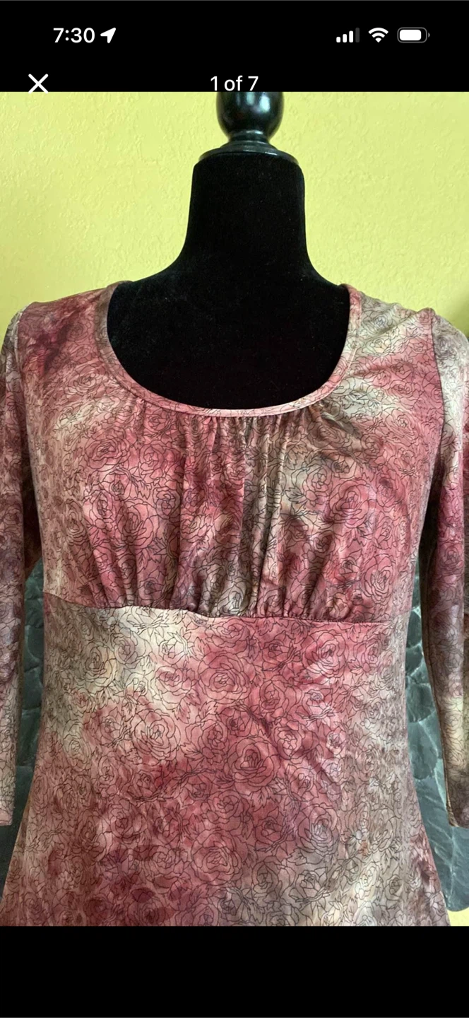 Reitmans Floral 3/4 Sleeve Shirt Top - photo 2