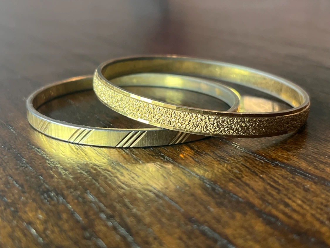 Vintage MONET Gold-Tone Bracelets - Set of 2 - photo 5