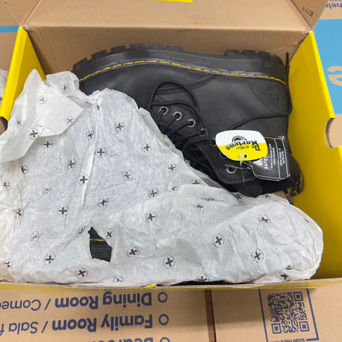 Dr. Martens Black Steel Toe Safety Boots - photo 2